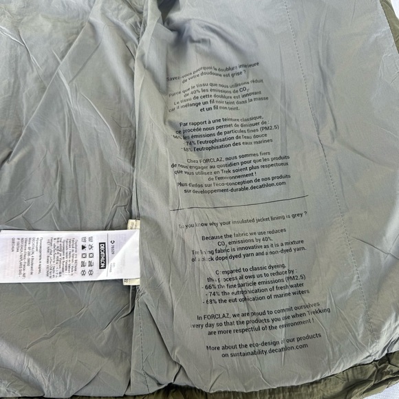 FORCLAZ Mountain Trekking Hooded Down Jacket MT100 - XS - Picture 6 of 10